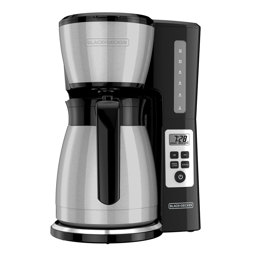 12 Cup Thermal Programmable Coffeemaker Silver